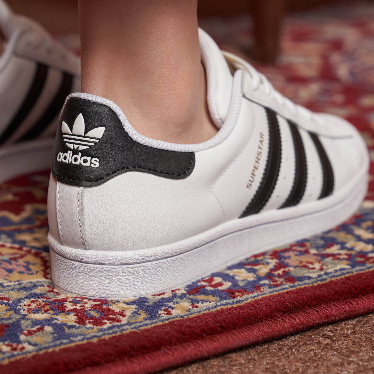 Adidas Superstar Sneakers - White / Core Black - view 3
