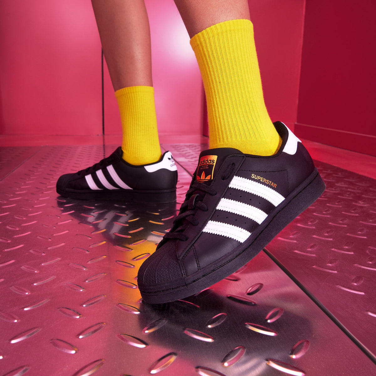 Adidas Superstar Sneakers - Core Black / White - view 2