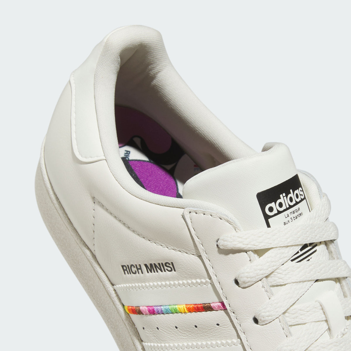 Adidas RICH Mnisi Superstar Pride RM Sneakers - White - view 7