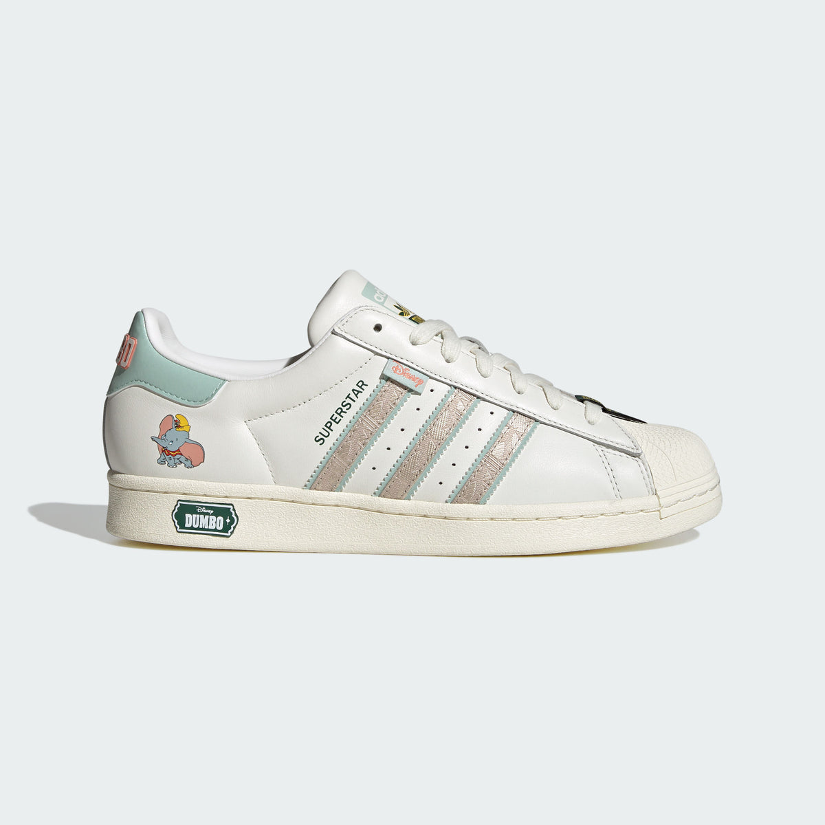 Adidas Disney Superstar Sneakers - White / Sky Blue / Off White - view 4