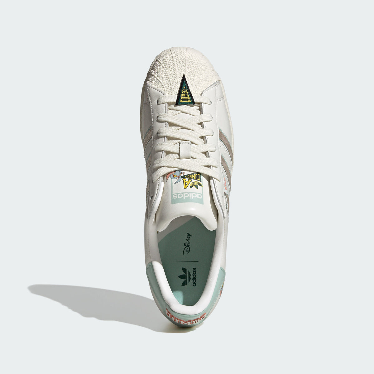 Adidas Disney Superstar Sneakers - White / Sky Blue / Off White - view 7