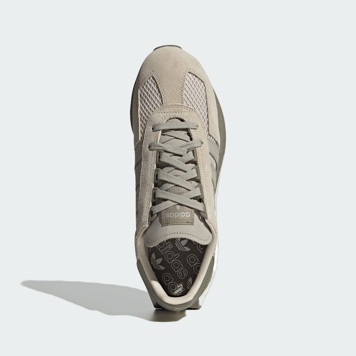 Adidas Retropy E5 Sneakers - Light Grey White / Light Olive - view 3