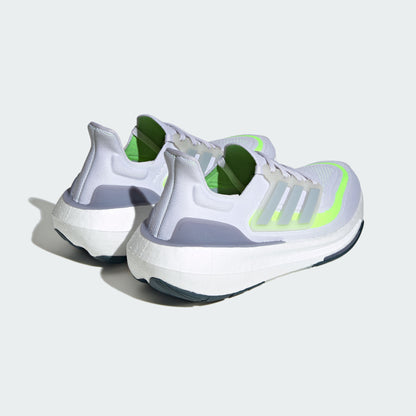 Adidas Ultraboost Light Sneakers - Grey White / Grey Blue / Lemon Yellow - view 6