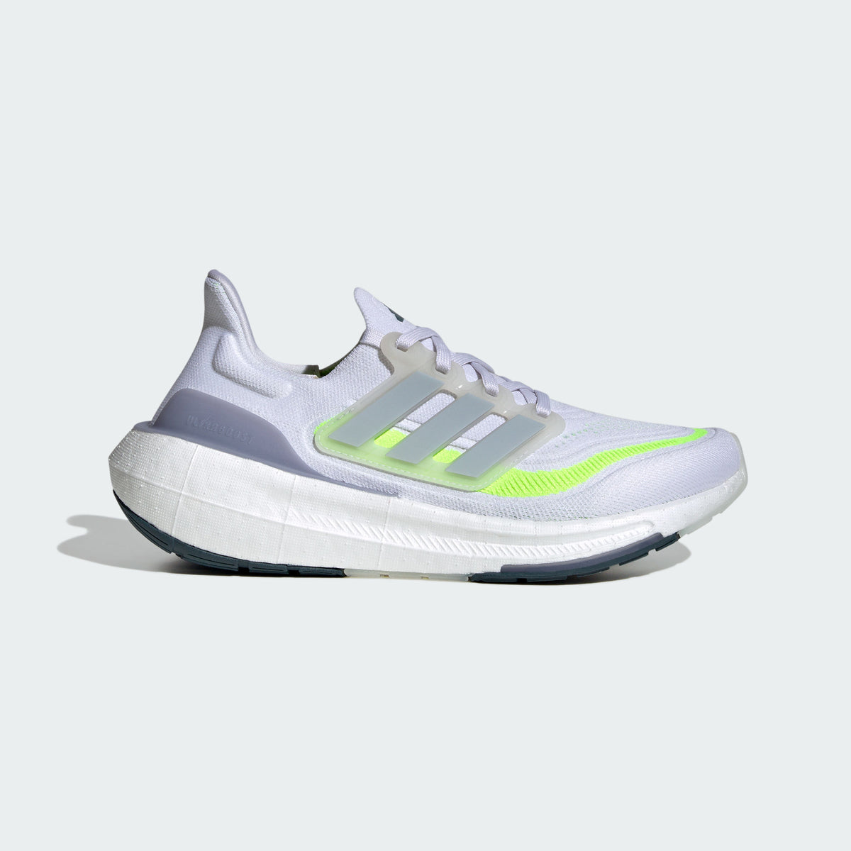 Adidas Ultraboost Light Sneakers - Grey White / Grey Blue / Lemon Yellow - view 1