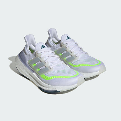 Adidas Ultraboost Light Sneakers - Grey White / Grey Blue / Lemon Yellow - view 5