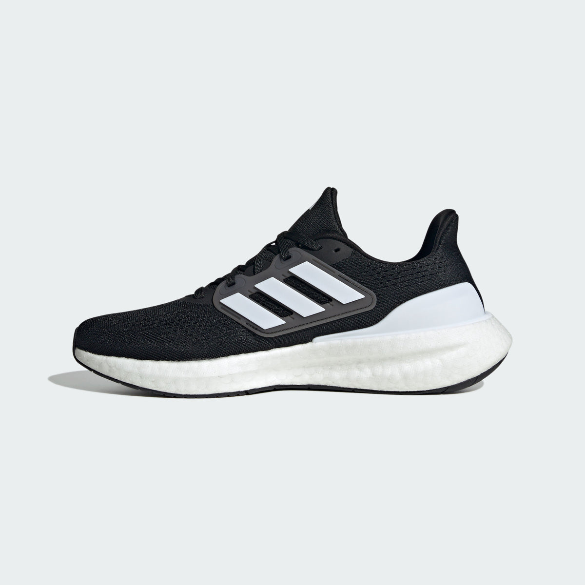 Adidas Pureboost 23 WIDE Sneakers - Black / White - view 2