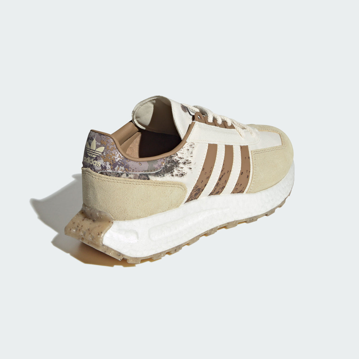 Adidas Retropy E5 Sneakers - Light Khaki / Off White / Coffee Brown - view 6
