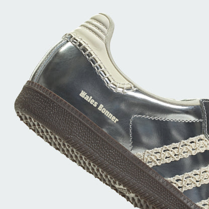Adidas Wales Bonner Silver Samba Sneakers - view 8