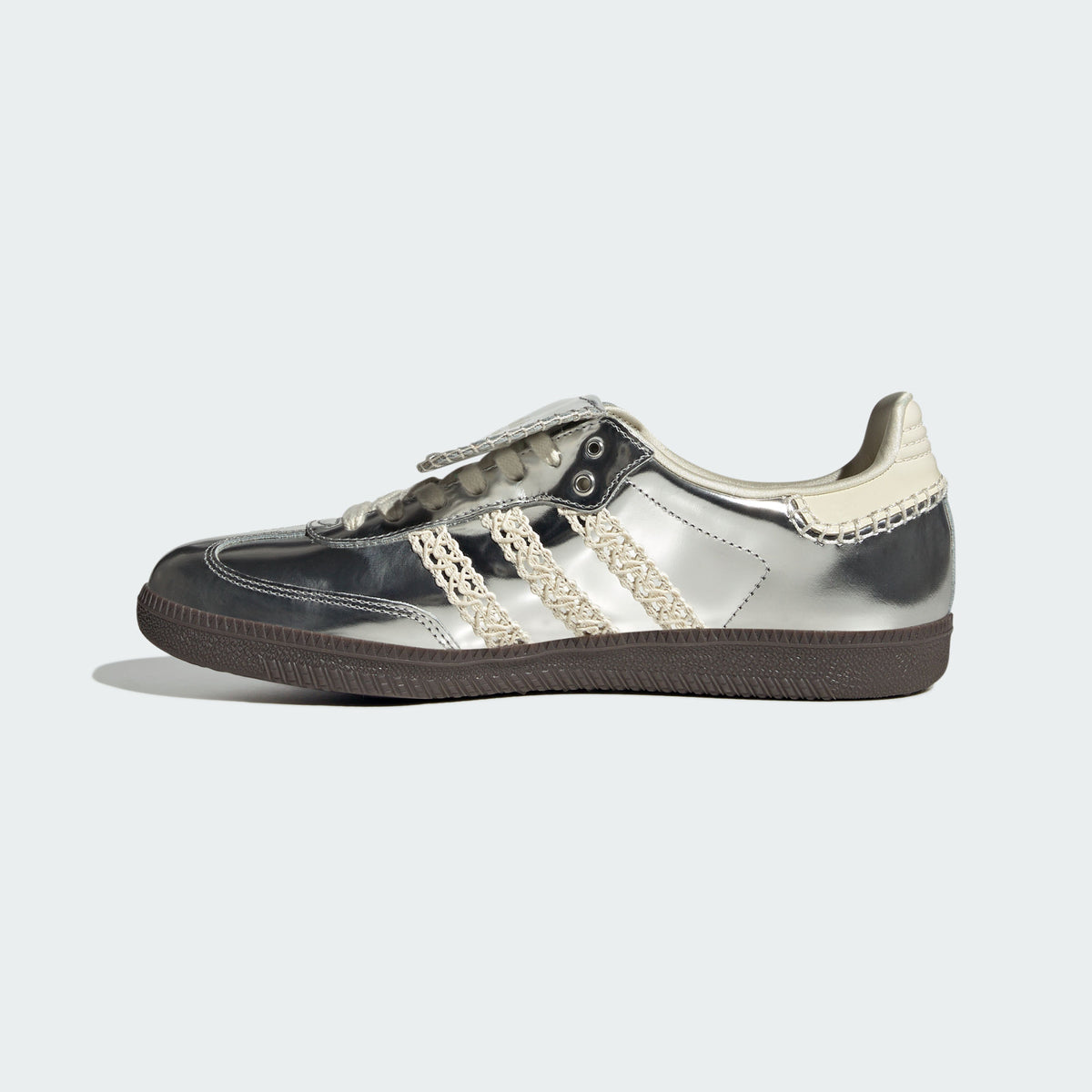 Adidas Wales Bonner Silver Samba Sneakers - view 2