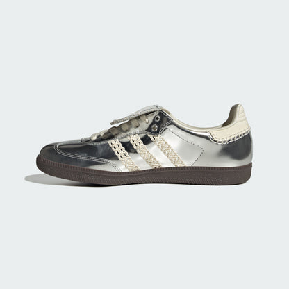Adidas Wales Bonner Silver Samba Sneakers - view 2