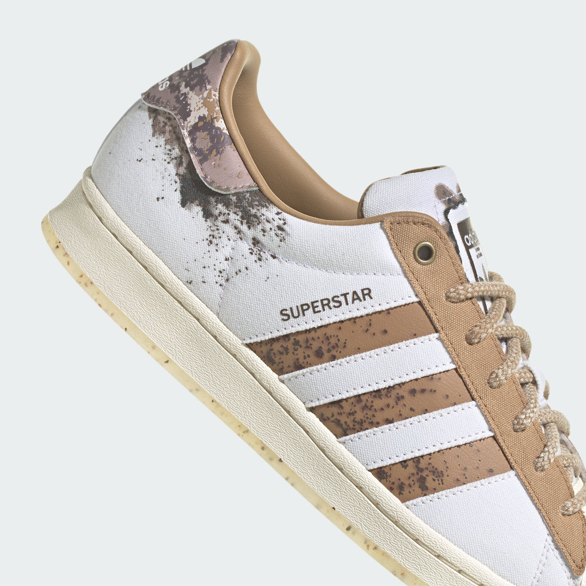 Adidas Superstar Sneakers - White / Light Tan / Off White - view 8