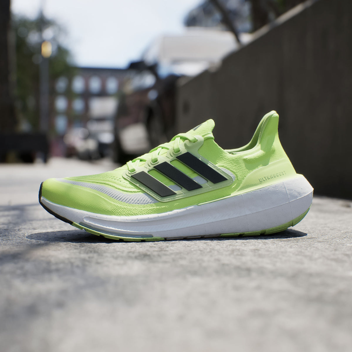 Adidas Ultraboost Light Sneakers - Solar Green / White / Black - view 4