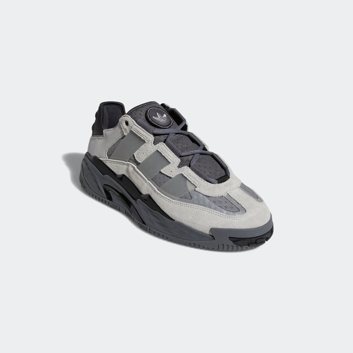 Adidas Niteball Sneakers - Light Grey / Dark Grey / Black - view 5