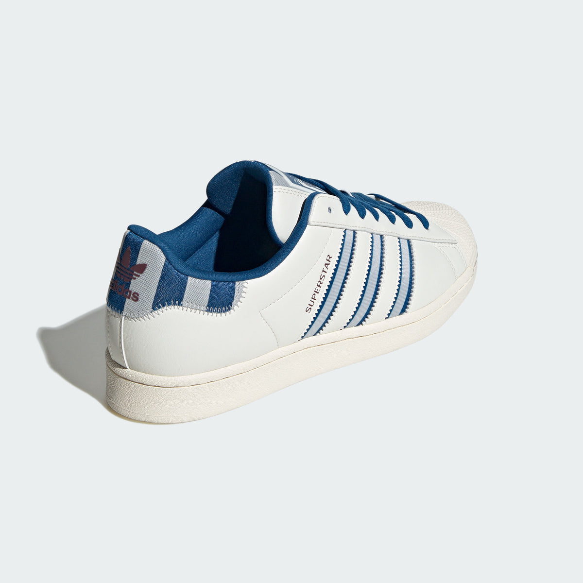 Adidas Superstar Sneakers - White / Grey / Blue - view 6