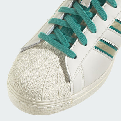 Adidas Superstar Sneakers - White / Light Green / Dark Green - view 7