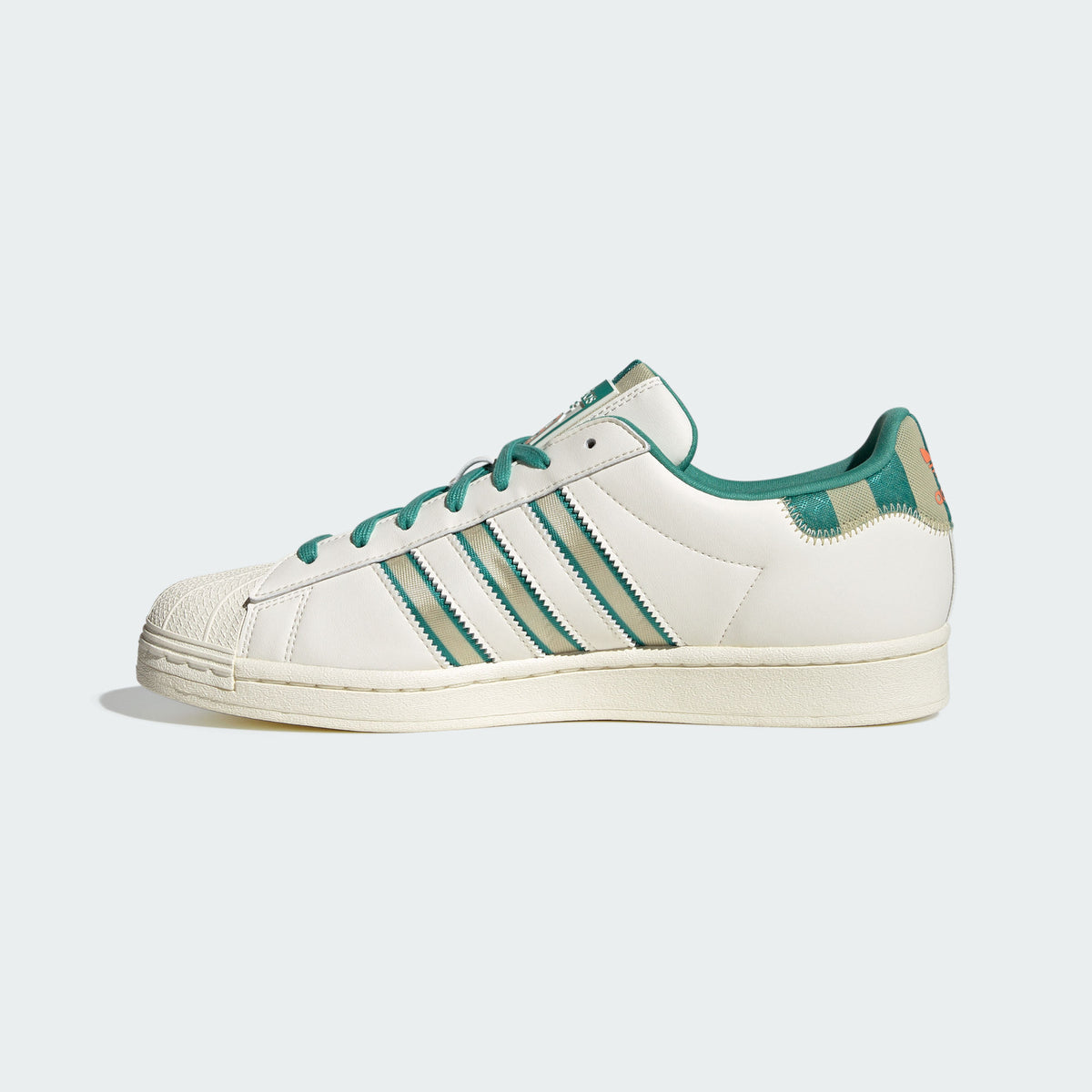 Adidas Superstar Sneakers - White / Light Green / Dark Green - view 2