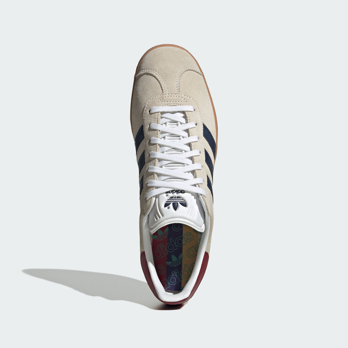 Adidas Gazelle Sneakers - White / Dark Blue / Shadow Red - view 3