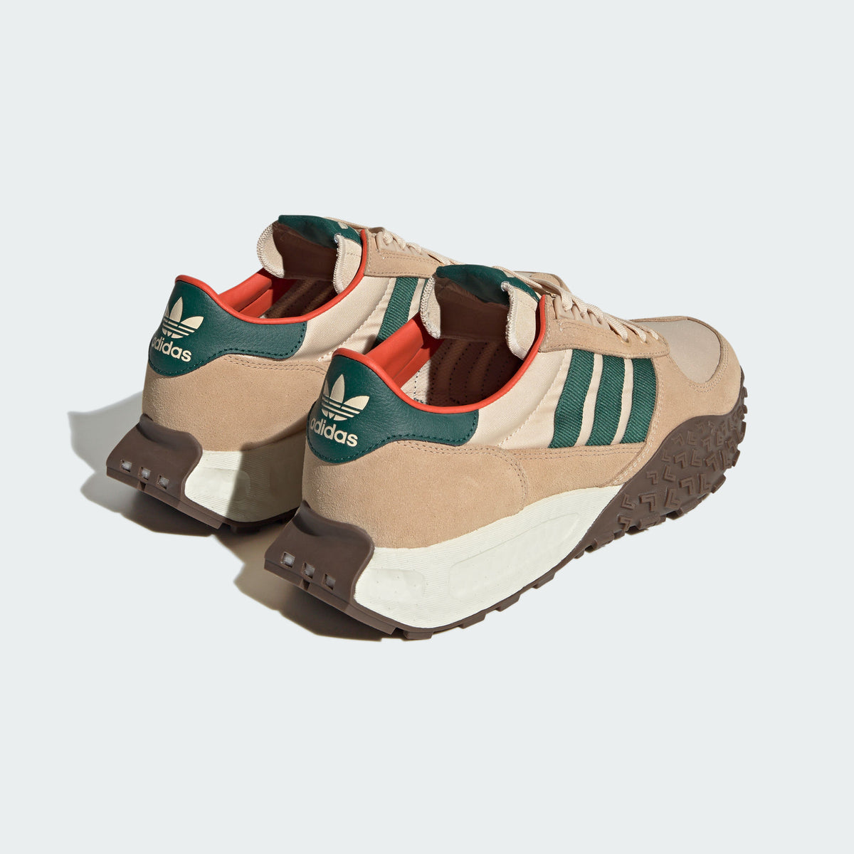 Adidas Retropy E5 Sneakers - Tan / Khaki / Forest Green - view 6