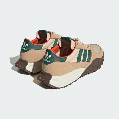 Adidas Retropy E5 Sneakers - Tan / Khaki / Forest Green - view 6
