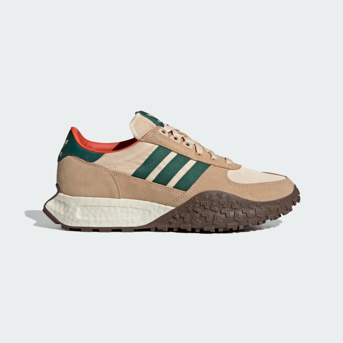Adidas Retropy E5 Sneakers - Tan / Khaki / Forest Green - view 1