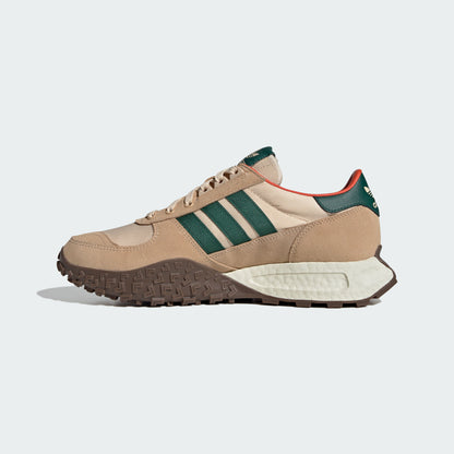 Adidas Retropy E5 Sneakers - Tan / Khaki / Forest Green - view 2
