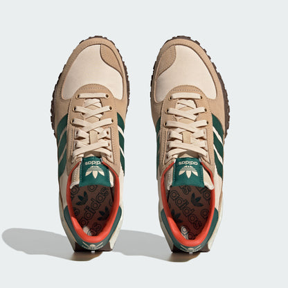 Adidas Retropy E5 Sneakers - Tan / Khaki / Forest Green - view 3