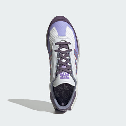 Adidas Retropy E5 Sneakers - White / Dark Purple / Light Purple / Grey - view 3