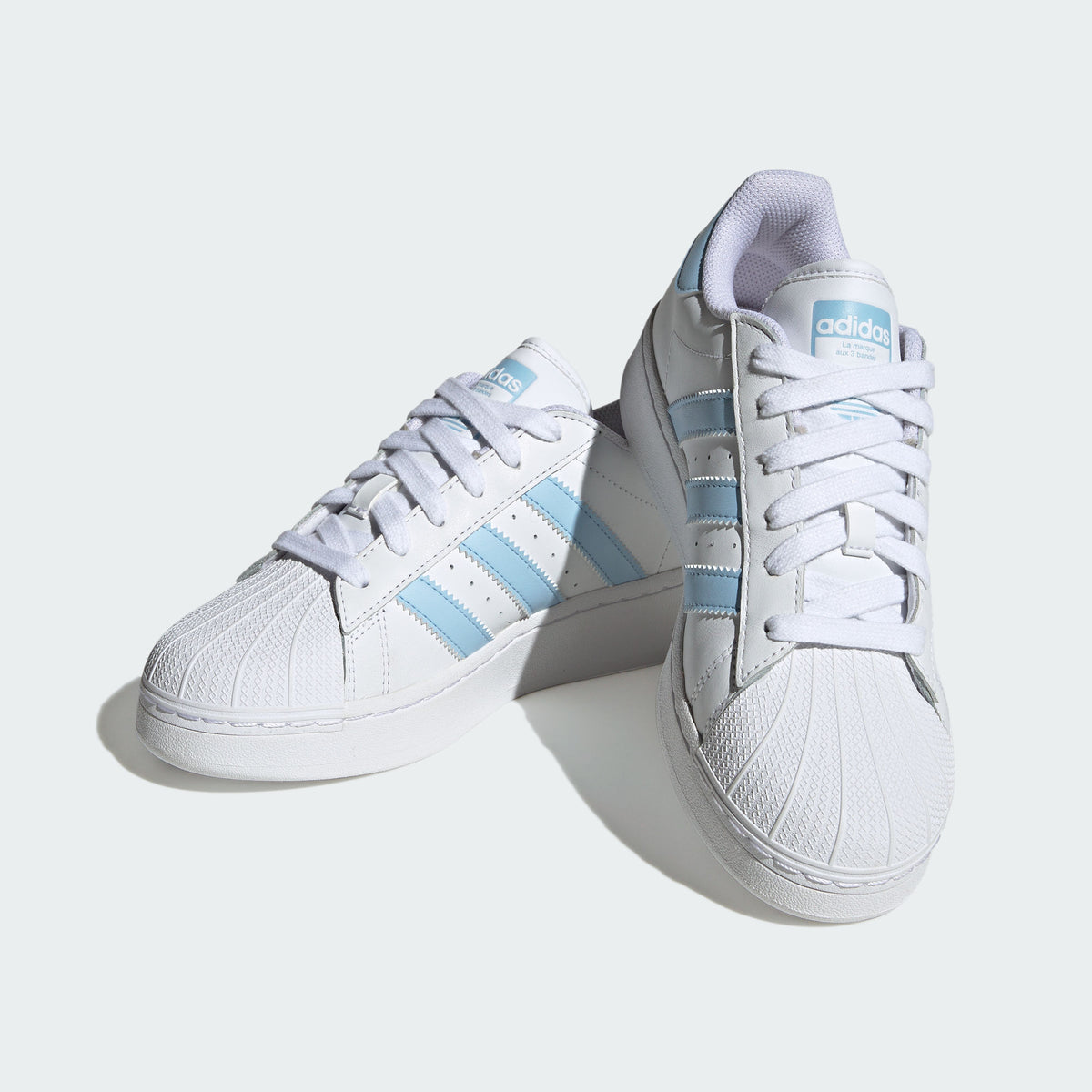 Adidas Superstar XLG Sneakers - White / Baby Blue - view 6