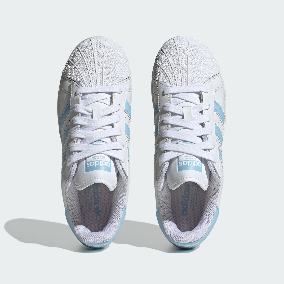 Adidas Superstar XLG Sneakers - White / Baby Blue - view 4