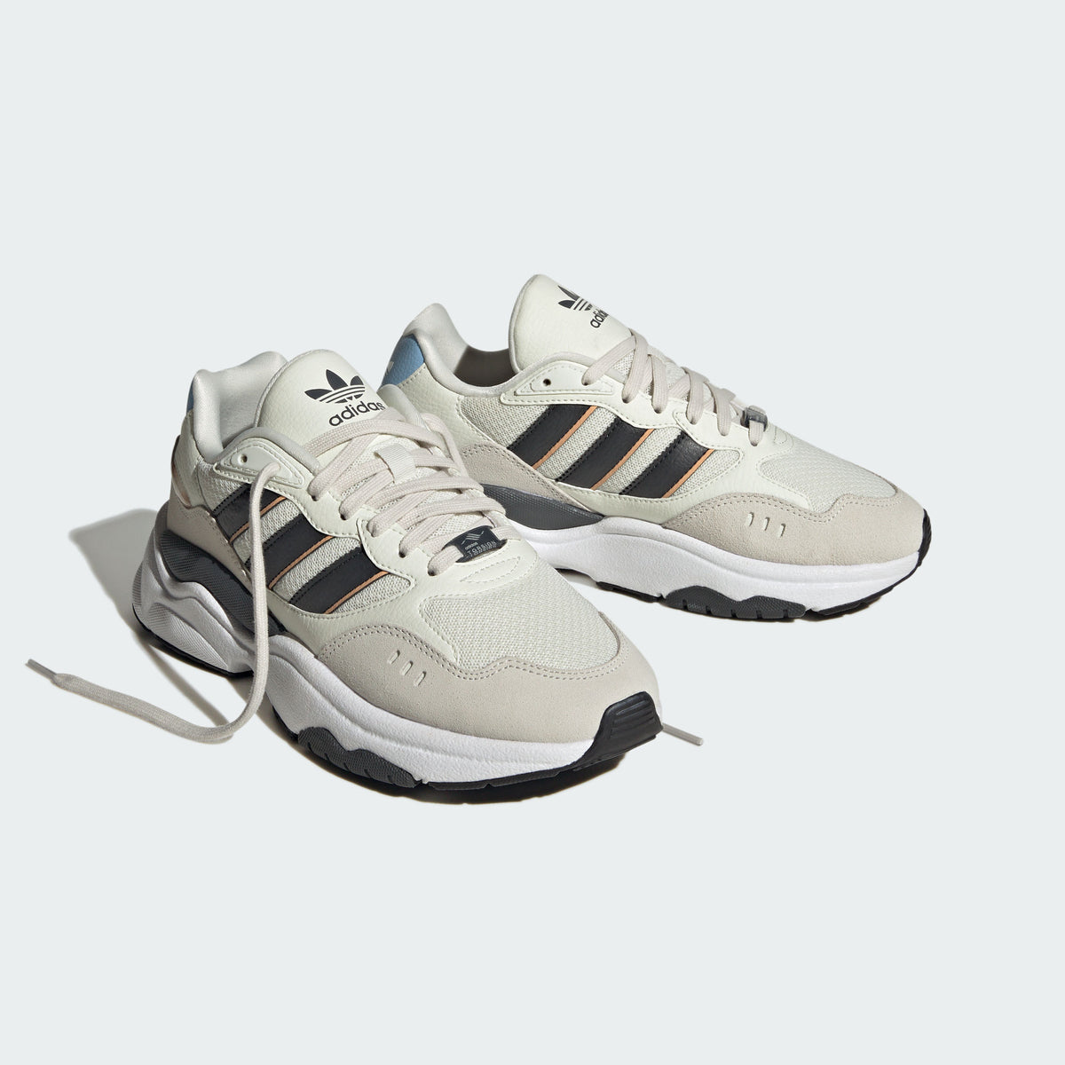 Adidas Retropy E5 Sneakers - Beige / Grey / Black / Blue - view 5