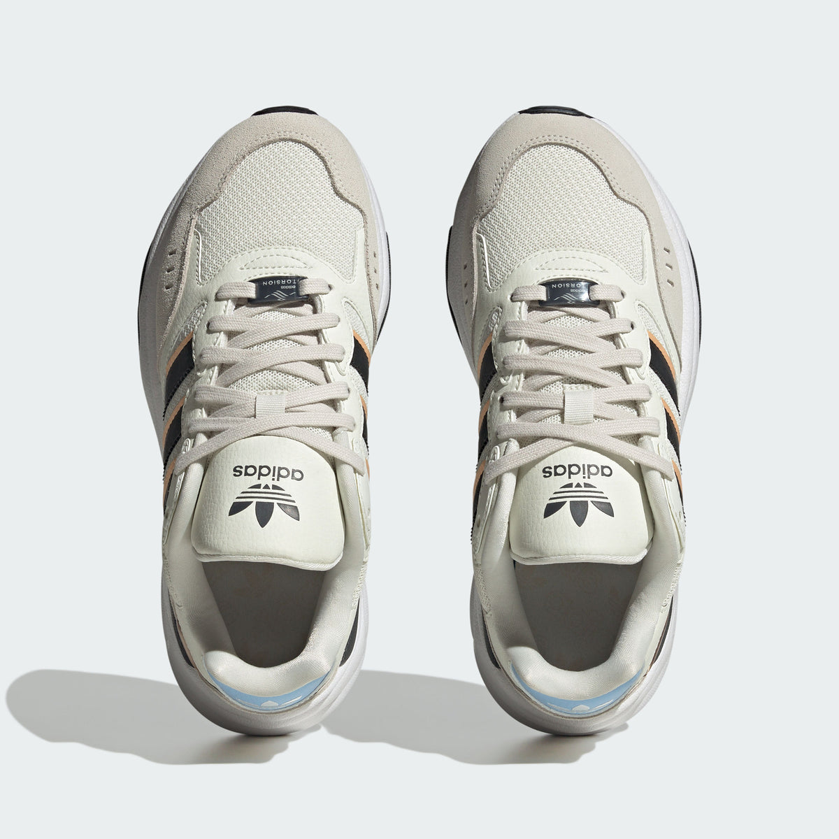 Adidas Retropy E5 Sneakers - Beige / Grey / Black / Blue - view 3