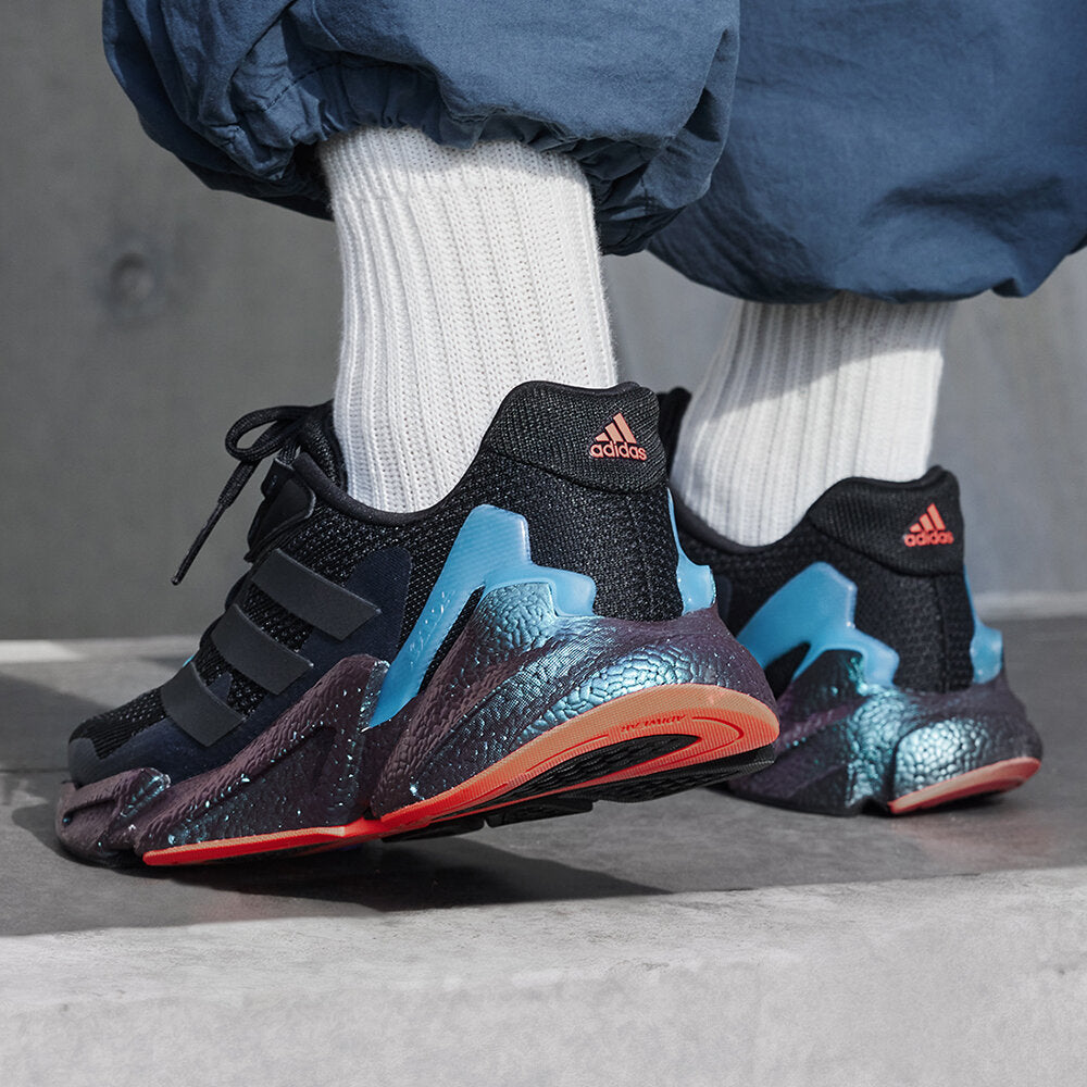Adidas X9000L4 Sneakers - Black / Blue / Orange Red - view 2