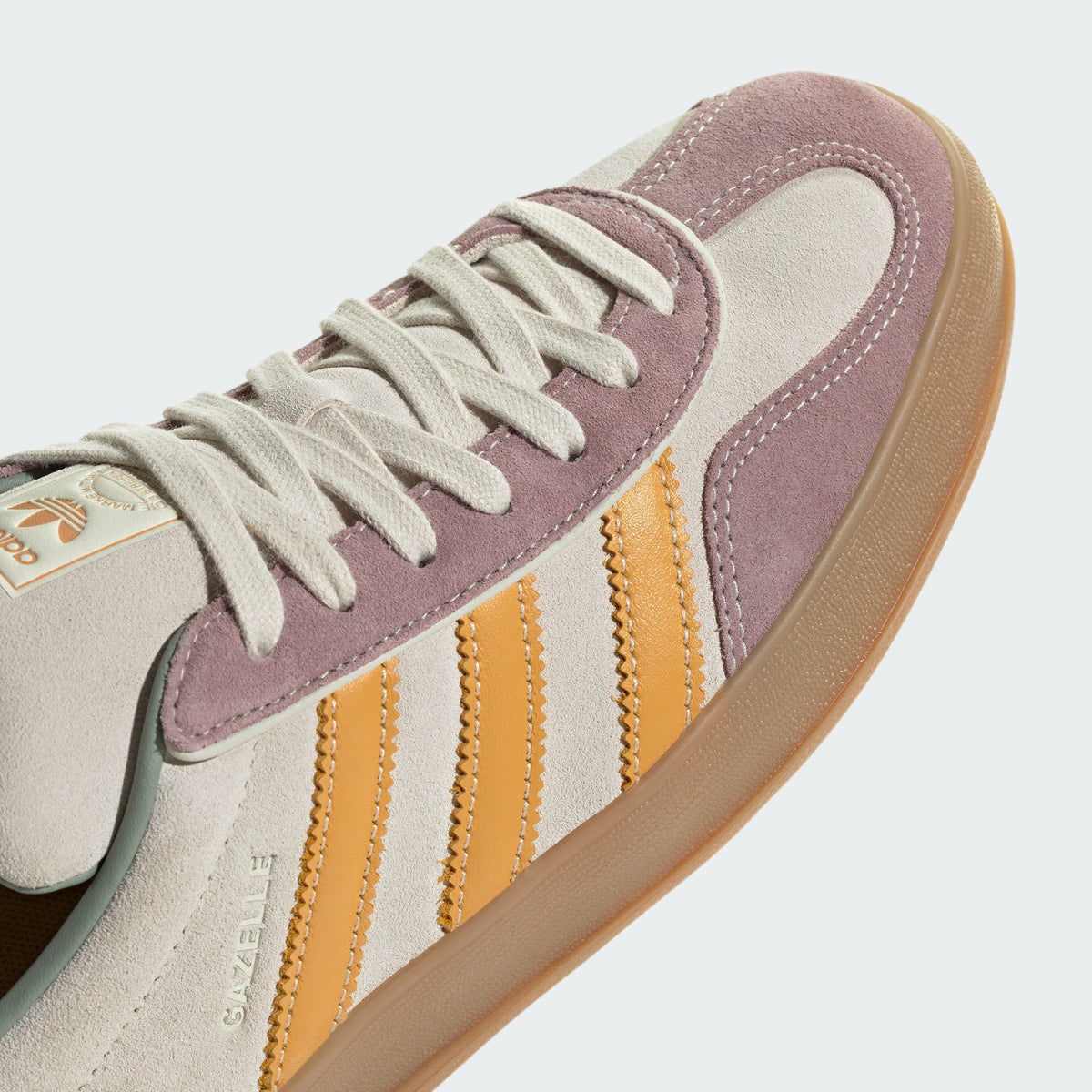 Adidas Gazelle Indoor Sneakers - Better Scarlet / Chalk White / Gold - view 8