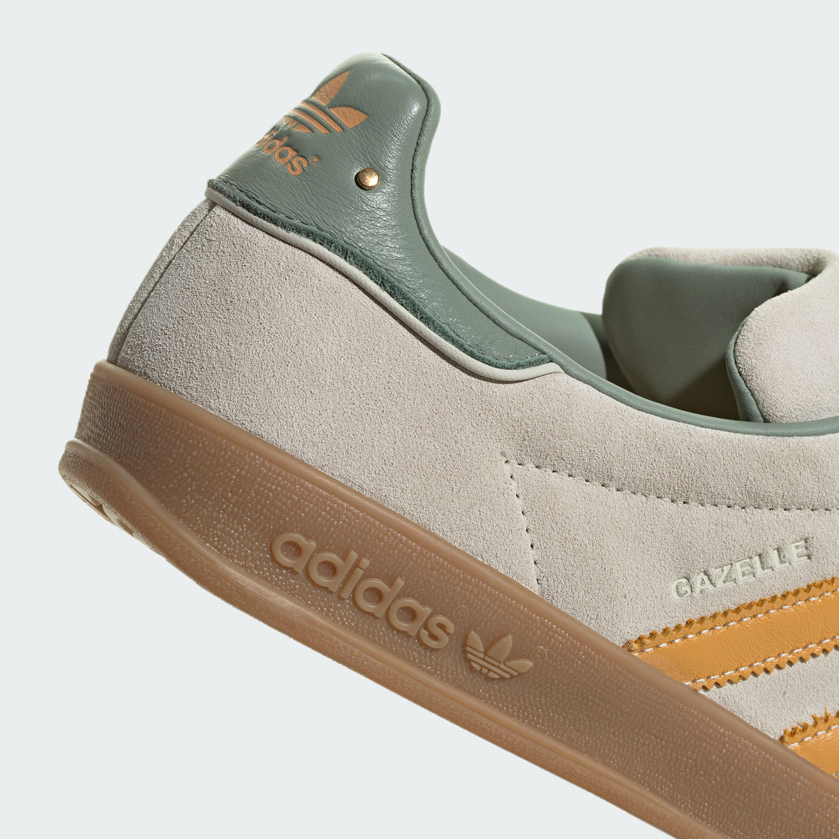 Adidas Gazelle Indoor Sneakers - Better Scarlet / Chalk White / Gold - view 7
