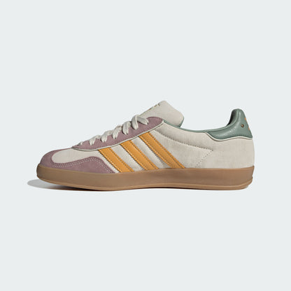 Adidas Gazelle Indoor Sneakers - Better Scarlet / Chalk White / Gold - view 2