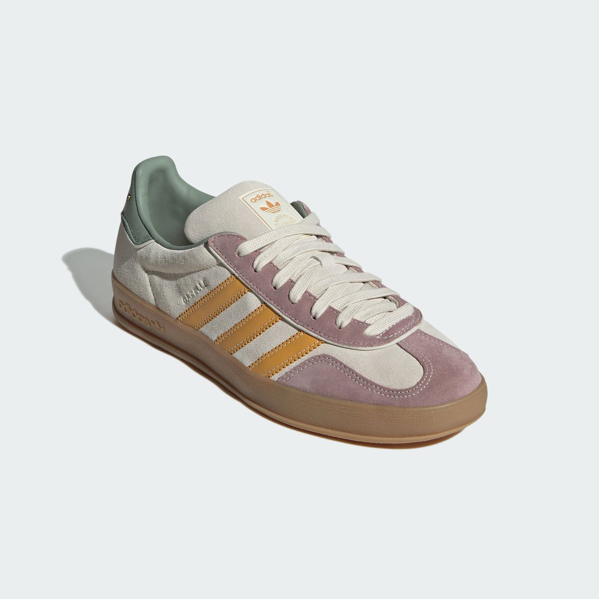 Adidas Gazelle Indoor Sneakers - Better Scarlet / Chalk White / Gold - view 5