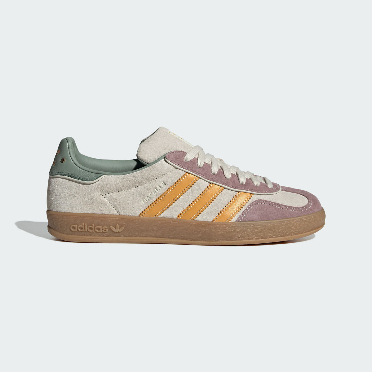 Adidas Gazelle Indoor Sneakers - Better Scarlet / Chalk White / Gold - view 1