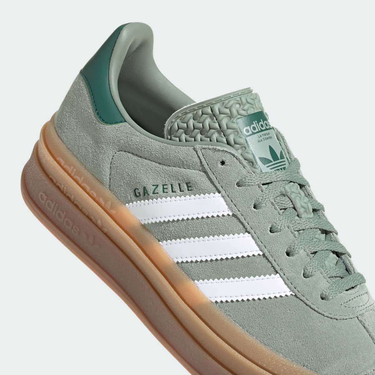 Adidas Gazelle BOLD Sneakers - Sage / White - view 8