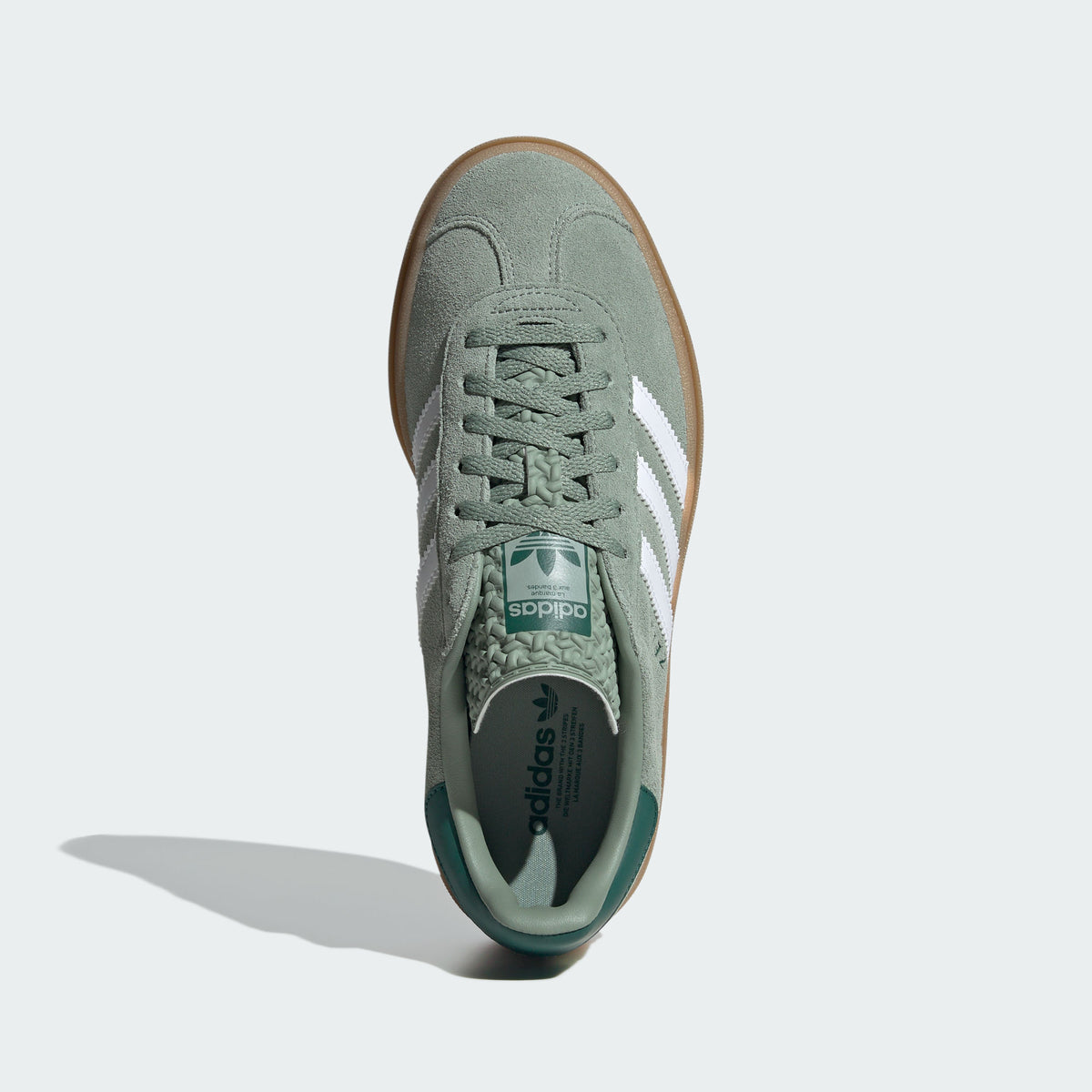 Adidas Gazelle BOLD Sneakers - Sage / White - view 3