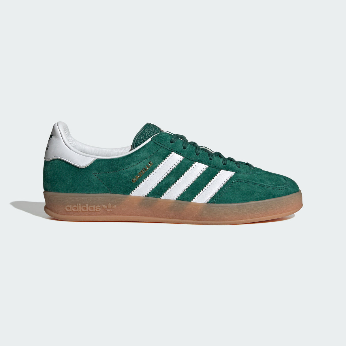 Adidas Gazelle Indoor Trainers Sneakers - Better Scarlet / Chalk White / Gold - view 1