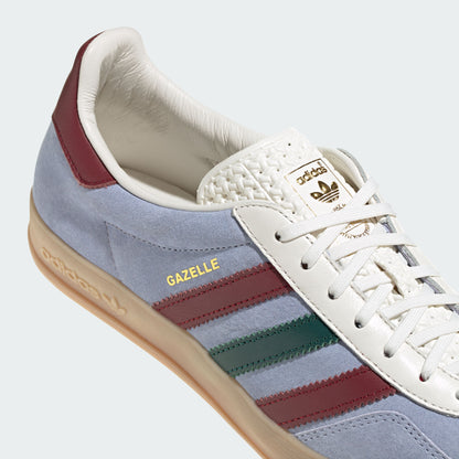 Adidas Gazelle Indoor Sneakers - Better Scarlet / Chalk White / Gold - view 3