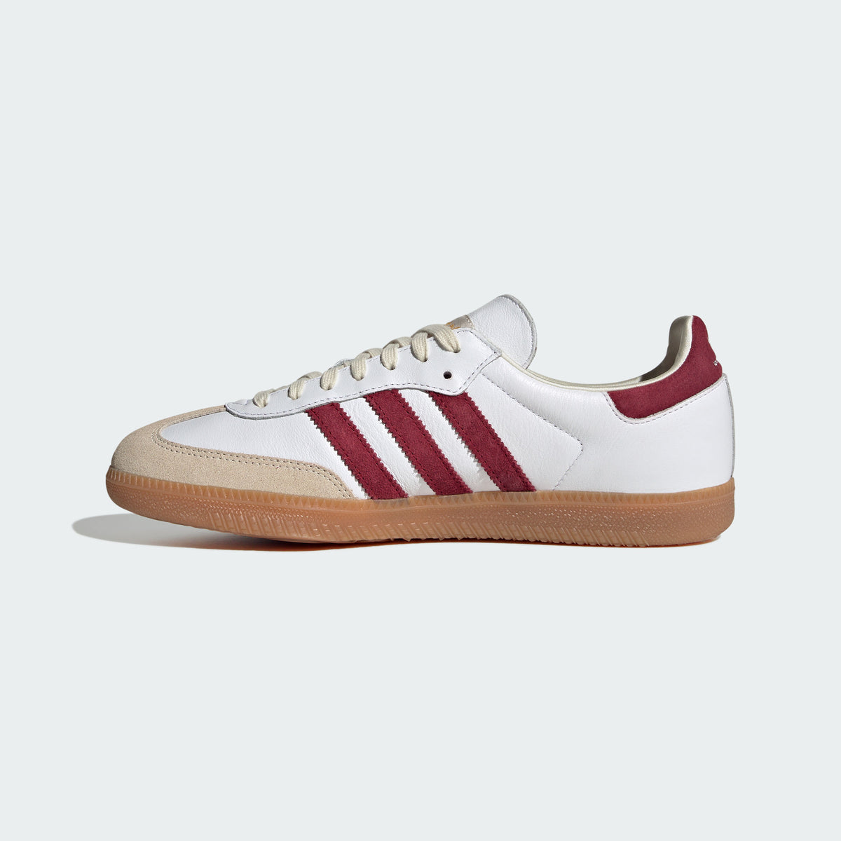 Adidas Sporty & RICH Samba OG Sneakers - White / Red / Light Brown - view 3