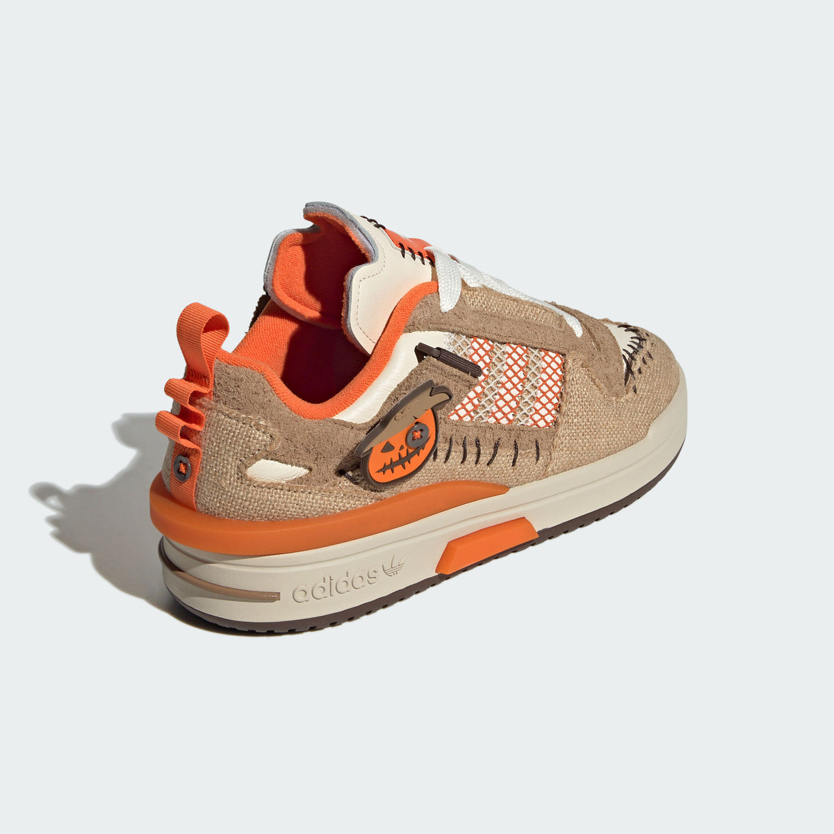 Adidas Forum MOD LOW JACK O'lantern Sneakers - Light Brown / Dark Brown / Off White / Orange - view 7