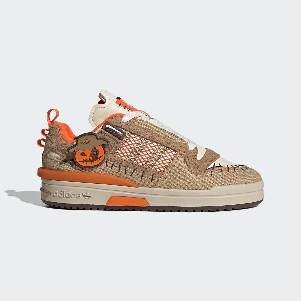 Adidas Forum MOD LOW JACK O'lantern Sneakers - Light Brown / Dark Brown / Off White / Orange - view 2