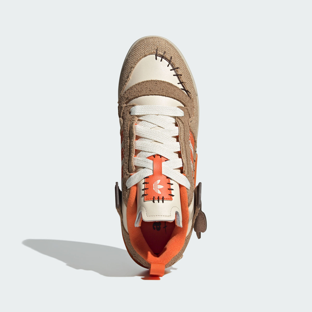 Adidas Forum MOD LOW JACK O'lantern Sneakers - Light Brown / Dark Brown / Off White / Orange - view 4