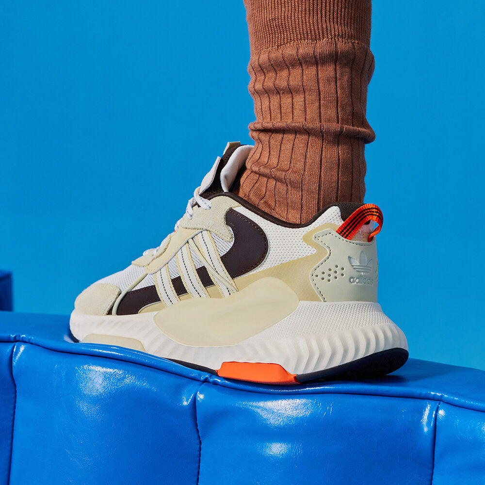 Adidas HI-TAIL Sneakers - Grey / Dark Coffee / White - view 3