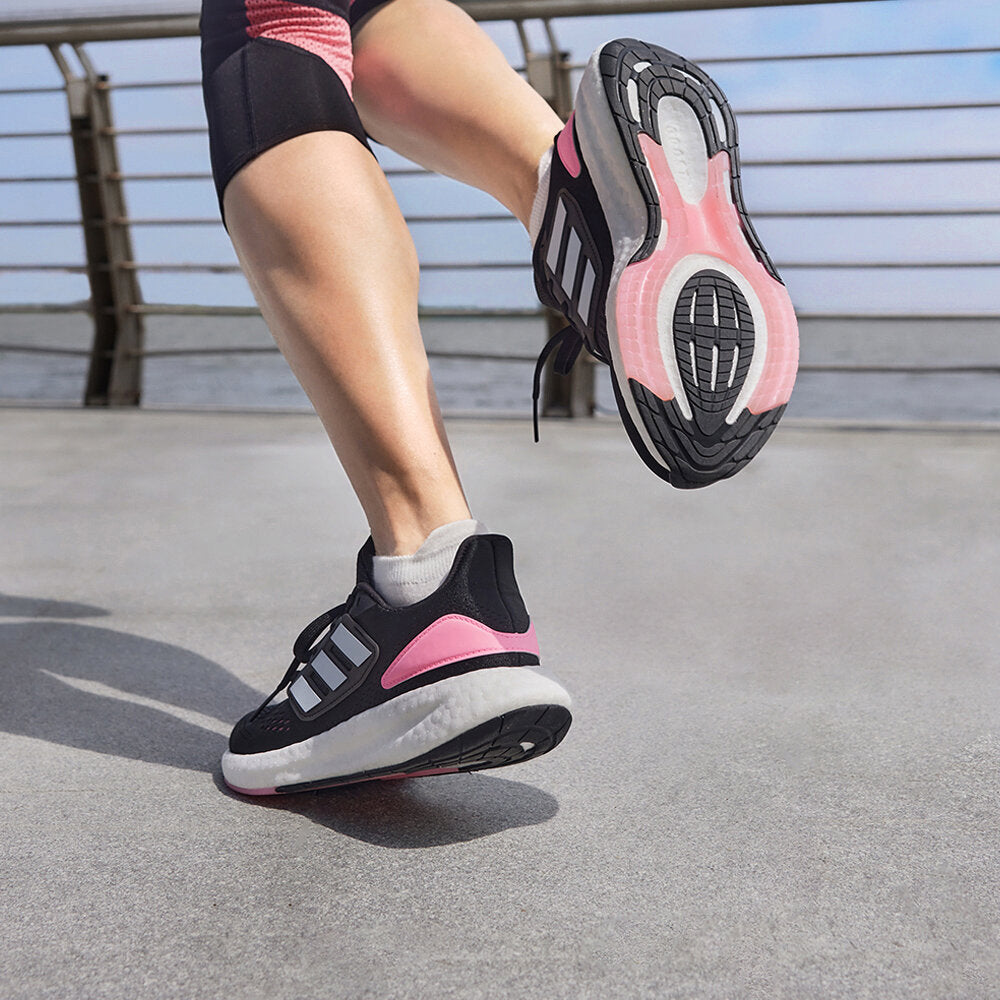 Adidas Pureboost 22 Sneakers - Black / Pink / White - view 3