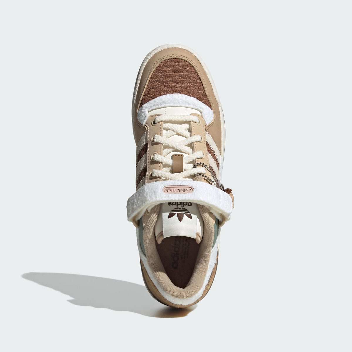 Adidas Forum LOW Sneakers - Dark Brown / Light Brown / White - view 3