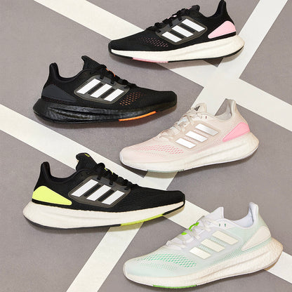 Adidas Pureboost 22 Sneakers - Black / Pink / White - view 4