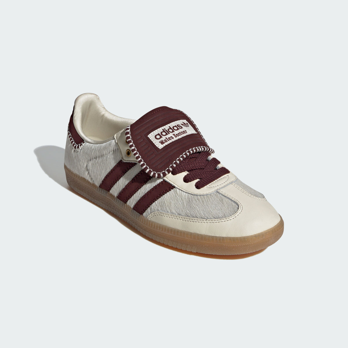 Adidas Wales Bonner Samba PONY Tonal Sneakers - Off White / Coffee Brown - view 8